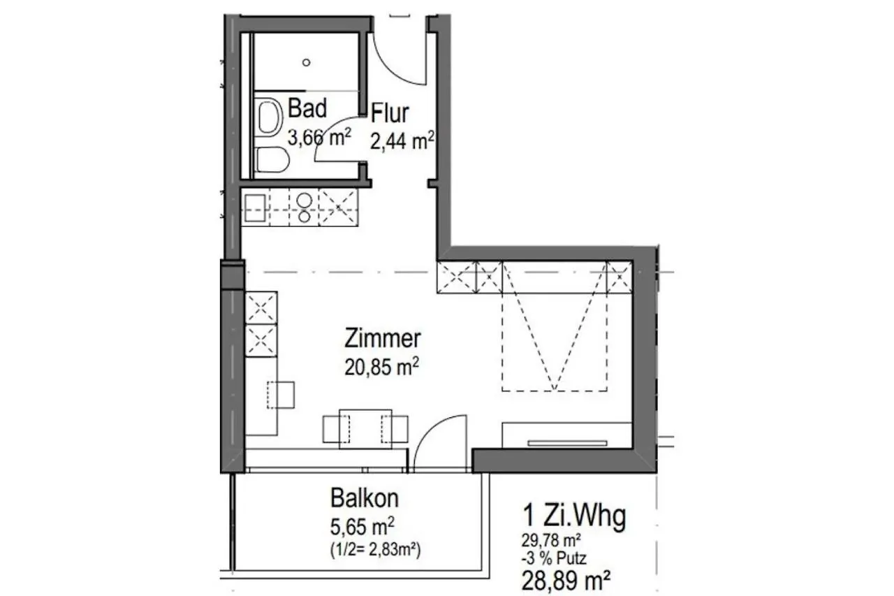 Huber Living Single 101 Apartamento Germering